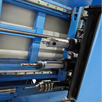 Ligne de production CNC d'occasion pour le perçage et la découpe de poutres en H, avec fonctions de taraudage et de marquage