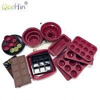 Moule à gâteau d'anniversaire en silicone à démoulage facile, moule à gâteau rond en silicone de 6 pouces pour micro-ondes, moules de cuisson pour gâteaux
