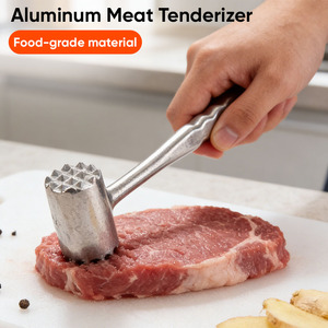 Aluminum Dual Head <b>Meat</b> Tenderizer Mallet 2-in-1 Double Sided Sustainable Kitchen Cooking Tool for Restaurant Home Use - Product Image 1