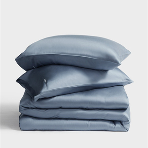 Parure de lit matelassée en bambou biologique, couleur unie, literie personnalisée, couverture, 100% original - Product Image 3