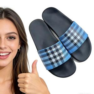 Chaussures de luxe pour hommes, sandales plates en cuir, pantoufles pour hommes, pantoufles pour femmes, pantoufles de plage, chaussures décontractées pour femmes - Product Image 1