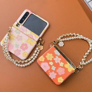 เคสโทรศัพท์หนังเทียมลายดอกไม้พร้อมช่องใส่บัตรสำหรับ HUAWEI purax ดีไซน์ลายนูนสไตล์ Ins - Product Image 3