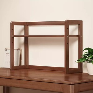 <b>Desktop</b> kitchen storage rack, simple tea set organizer, non-solid wood multi-layer storage rack, small bookshelf - Product Image 1