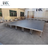 Scène modulaire de haute qualité, scène en aluminium pour événements, plateforme de scène pour mariage, concert, événements
