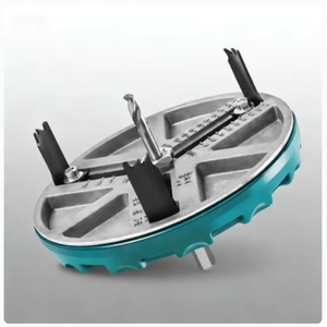 Scie cloche TEBAK pour le travail du bois, perceuse électrique, outil de perforation pour plaques de plâtre, aluminium, plastique, réglable - Product Image 1