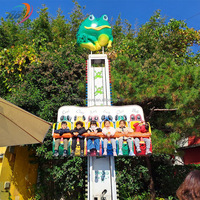 Manèges de haute qualité et ludiques pour enfants : Jeux de saut, Tour de chute libre 6 places, et Hopper grenouille
