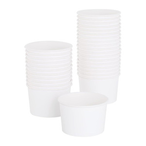 Emballage alimentaire jetable en carton, bols à salade, gobelets imprimés avec couvercle - Product Image 1