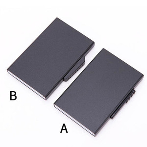 Portacarte Automatico per <span class=keywords><strong>Carte</strong></span> di Credito e Documenti per Uomo e <span class=keywords><strong>Donna</strong></span>, Portafoglio Pop-up in Alluminio, Custodia da Viaggio in Metallo Anti-Protezione - Product Image 4