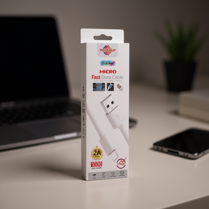 Cavo dati Micro USB Wisdomup da 1 m 2a a ricarica rapida per dispositivi Android - Product Image 2