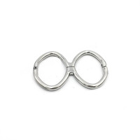 Menottes en acier inoxydable, dispositif de bondage en forme de 8, outils de punition pour esclaves, jeux sexuels fétichistes BDSM