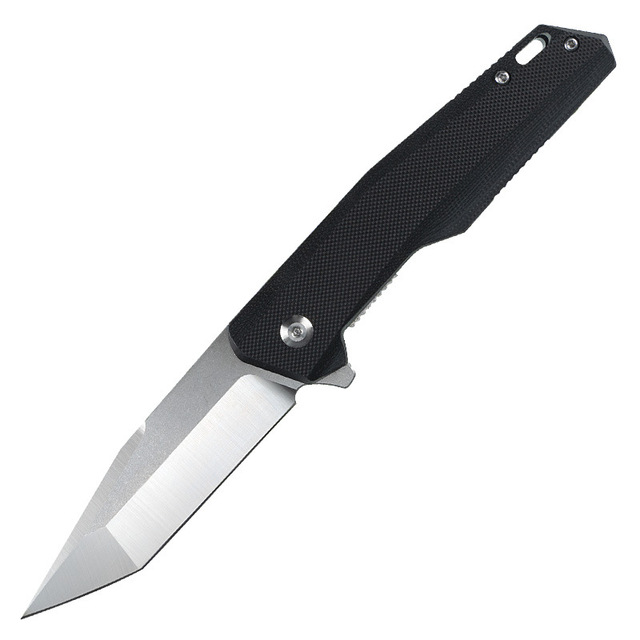 Factory Wholesale D2 Tanto Blade G10 Handle Pocket Knife Outdoor Camping Hunting Survival Tactical Folding Knife