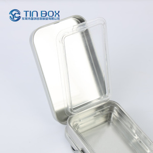 Metal Metal Gift Pill Tin Cans Box Container Mini Portable Small Storage Container Kit Tin Box With Biodegradable Insert