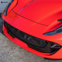 Kit de carrosserie pour Ferrari 812 GTS, style OEM, en fibre de carbone sèche 3K de haute qualité, comprenant un lèvre central de pare-chocs avant et un kit anti-turbulences