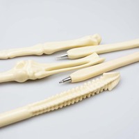 Stylo bille personnalisé en forme d'os avec logo, 1,0 mm, cadeau médical pour médecin, infirmière, clinique