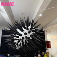 Décorations de la Saint-Valentin 2026 : Ballon gonflable cœur à pointes pour accessoires de scène, miroir personnalisé en forme de cœur