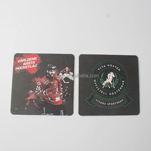 Promotional Gift Cardboard coaster Paper Drink coaster Cheap Absorbent Paper Beer coaster bar Table Beer Cup Mat