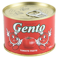 Ligne complète de machines d'emballage en sachet et en conserve pour la transformation de la tomate, capacité de 70g à 4500g