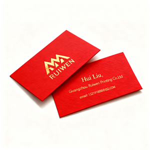 Tùy chỉnh lá vàng thẻ tên Chất lượng cao in ấn giấy đen thẻ kinh doanh - Product Image 4