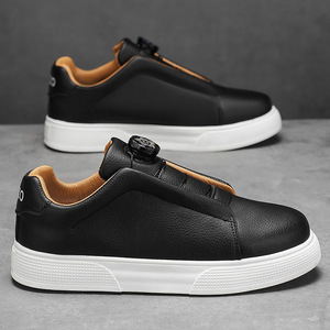 Nuevas Zapatillas Deportivas para Hombre, de Color Sólido, con Cordones, de Caña Baja, Cómodas, Antideslizantes y Duraderas para Exteriores - Product Image 2