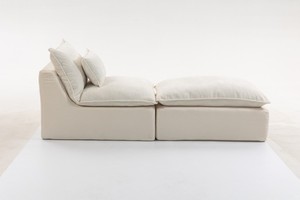 Cloud Couch Modern Velvet Oversized Modular Sectional <b>Sofa</b> Set with Wide & Deep Seats for Apartment & Hotel Living Rooms - Product Image 2