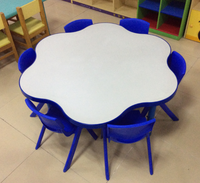 Table d'étude moderne pour enfants, en plastique, hauteur réglable, pour étudiants, mobilier préscolaire durable