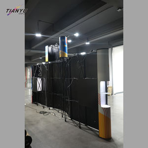 Mur d'Exposition Portable <span class=keywords><strong>Pop</strong></span>-Up avec Éclairage LED, Stand d'Exposition Magnétique <span class=keywords><strong>Pop</strong></span>-Up avec Étagères 10x10 - Product Image 5