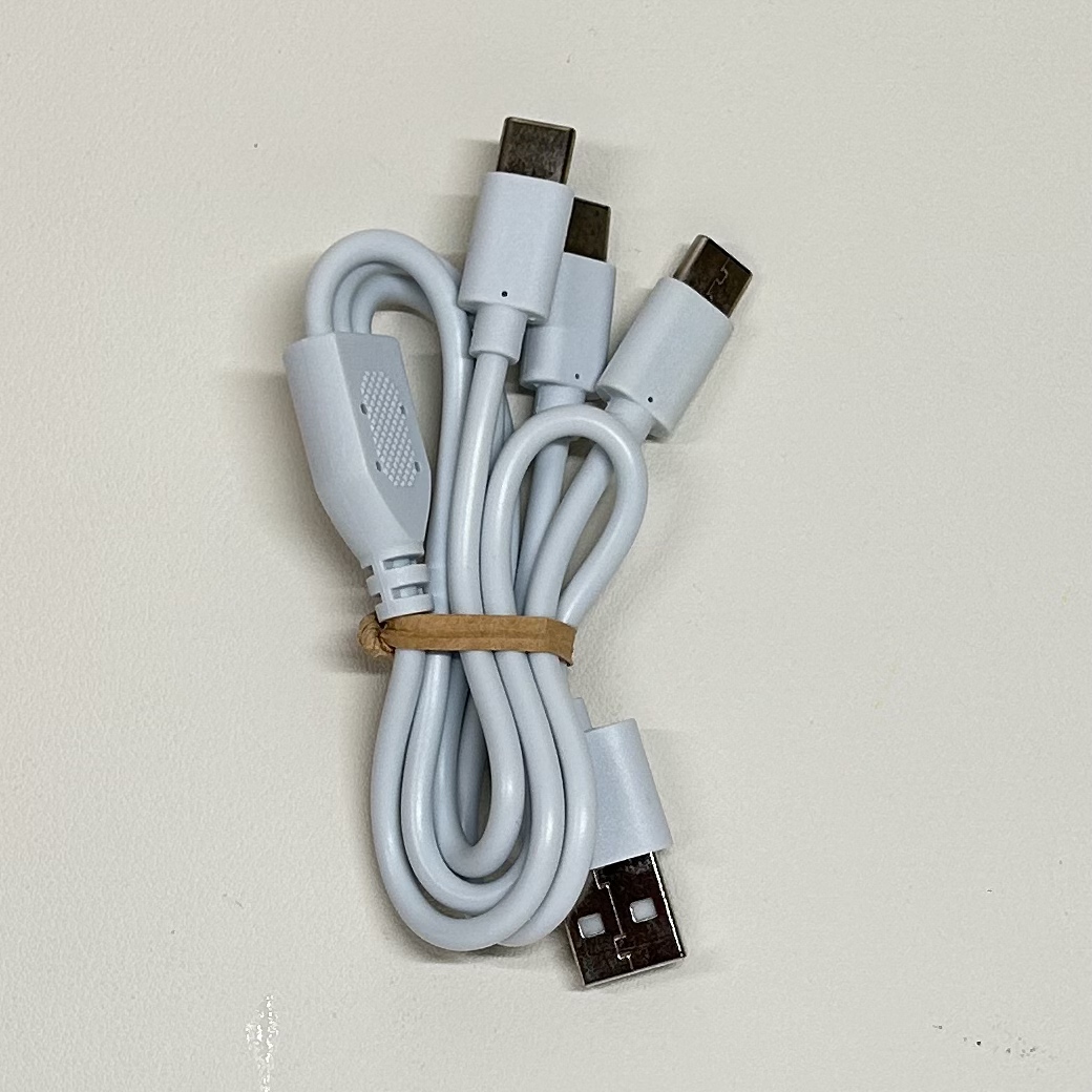 3 in one white data cable