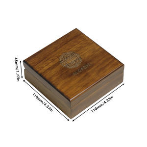 Pequeña Caja <span class=keywords><strong>de</strong></span> Madera para Joyas |   Caja <span class=keywords><strong>de</strong></span> Joyería Versátil para Hombre con Organizador <span class=keywords><strong>de</strong></span> Anillos y Aretes - Product Image 5
