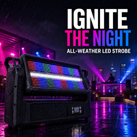 Luz Estroboscópica LED RGBW de 1000W, Resistente al Agua IP65, con Efectos de Matriz DMX512 para Conciertos, Escenarios, Clubes y Parques Temáticos