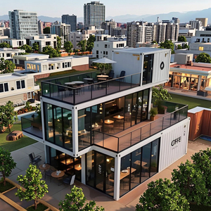 Sáng Tạo hai tầng container nhà di động nền tảng ngoài trời container di động nhà cafe khách sạn sân thượng trà sữa phong cách - Product Image 2