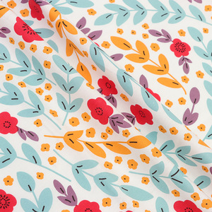 Tela Liberty Cotton London, sensación de <span class=keywords><strong>mano</strong></span> suave, tela de césped de algodón con estampado personalizado de flores pequeñas para edredón - Product Image 1