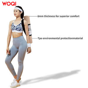 เสื่อโยคะ WOQI หนา 6 ซม. ทำจากโฟม TPE ป้องกันการลื่นไถลได้สองด้าน เหมาะสำหรับการฝึกออกกำลังกายและฝึกแพลงค์รูปสี่เหลี่ยมผืนผ้า - Product Image 3