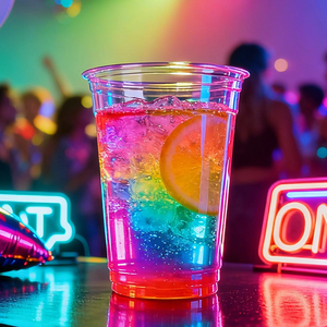 Vente en gros de gobelets en plastique transparent pour boissons, bubble tea, glace, boba, café, avec impression de logo personnalisé, 12, 16, 24 oz - Product Image 6