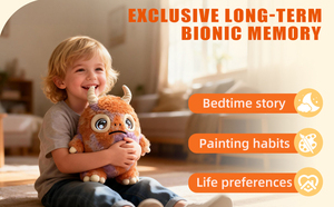 Jouet éducatif émotionnel et social : Robot animal de compagnie IA avec mémoire bionique, compagnon interactif qui enseigne l'empathie, jouet émotionnel - Product Image 3