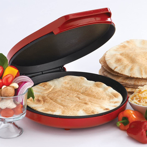 1400 Wát xách tay không dính điện bánh pizza Maker tự động Lò nướng bánh pizza với đá & Baking Pan bánh pizza Maker Máy - Product Image 3