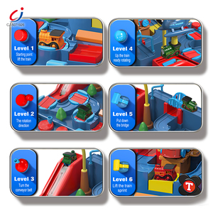 Chengji Console de <span class=keywords><strong>jeu</strong></span> d'aventure jouets éducatifs jeux de société en plastique bébé éducatif enfants autre jouet voie ferrée voiture - Product Image 3