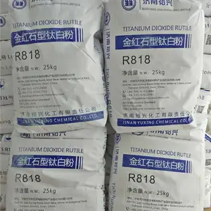 Jinan Yuxin Tio2 Titanium Dioxide Rutile Ti Pure Dioxid Titanium 25kg Bag Price Titanium Dioxide