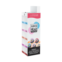 Présentoir de comptoir APEX à 5 niveaux en acrylique poli double face pour sachets de jus, idéal pour les magasins de tabac et de produits fumeurs
