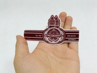 Emblem Timbul Kustom |   Desain Heraldik |   Lini Cerutu Premium