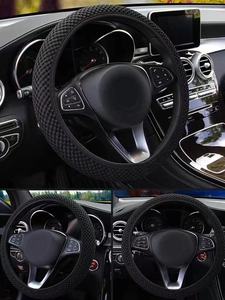 Housse de <span class=keywords><strong>volant</strong></span> de voiture respirante et bon marché antidérapante sans anneau Style élastique universel adapté à la plupart des types de voiture - Product Image 4