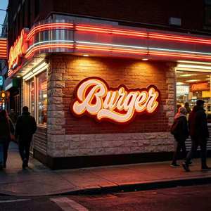 Enseigne commerciale lumineuse LED intérieure de haute qualité pour logo et nom de magasin - Product Image 2