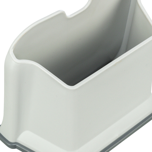 Bac à litière avec support, taille L, blanc, accessoire pour litière pour chat - Product Image 5