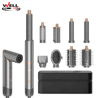 OEM ODM Sèche-cheveux et Styler 8-en-1 à 110 000 tr/min, Ensemble Professionnel de Brosse Soufflante Ionique à Air Chaud, Vente en Gros Usine
