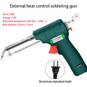 <span class=keywords><strong>Pistola</strong></span> <span class=keywords><strong>de</strong></span> Soldar con Control <span class=keywords><strong>de</strong></span> <span class=keywords><strong>Calor</strong></span> Externo <span class=keywords><strong>de</strong></span> 220V/110V 60W/80W, Opciones <span class=keywords><strong>de</strong></span> Enchufe Estadounidense/Europeo/Chino - Product Image 2