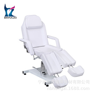 Hongzi Massage Bed White Split <b>Leg</b> <b>Adjustable</b> Height Beauty Salon Chair - Product Image 4