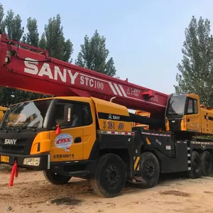 Sany 90 Ton truck mounted crane with 52 meter lifting height boom