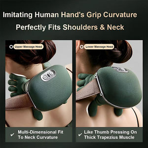 Nuevo Modelo de Masajeador de Cuello con Puntos de Presión, Control Remoto Inalámbrico, Vibración, Amasamiento, Funciones de Relajación y Calor - Product Image 4