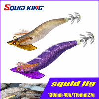 Gabarit de calmar 11.5cm/13cm appât de calmar lumineux avec leurre sonore gabarit poulpe leurre jeu de mer leurre de pêche appât de seiche crochet de calmar