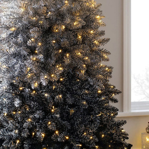 1.8M/2.1M Đen Trắng Cây Giáng Sinh Nhọn PVC Sang Trọng Mã hóa Mô Phỏng Cây Giáng Sinh Đảng Trang Trí - Product Image 3