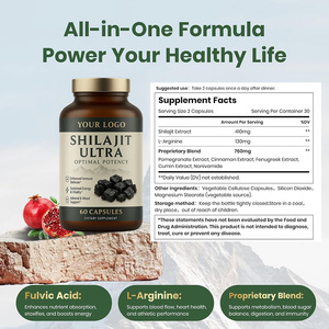 Shilajit Ultra 400mg Capsules pour Énergie et Soutien Immunitaire 60 Capsules Végétaliennes - Product Image 3
